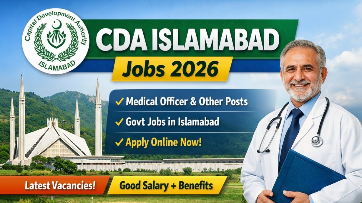 CDA Islamabad Jobs 2026 Medical Officer BPS-17 Apply Online Capital Hospital