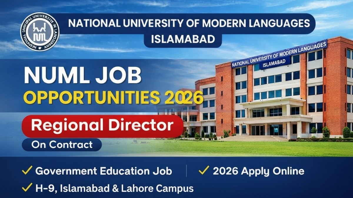Latest National NUML Education Posts Islamabad | Islamabad Jobs 2026