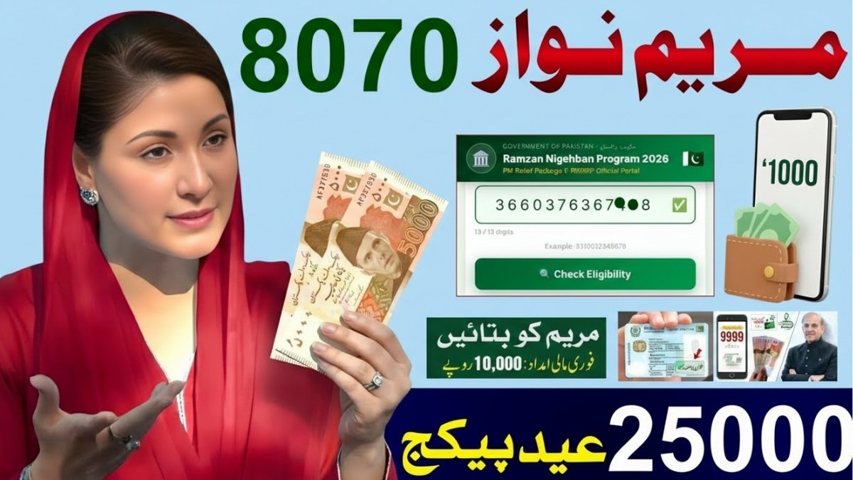 8070 CM Punjab Ramzan Package 2026 Nigahban Card Registration CNIC Verification