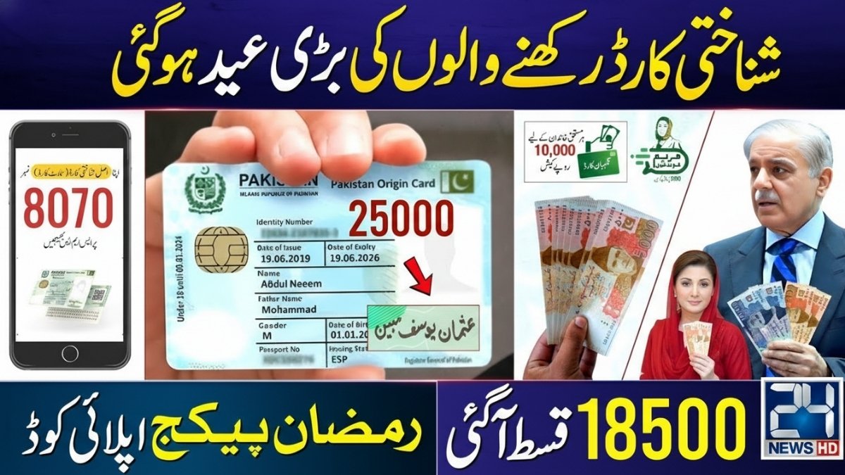 8171 Ramzan relief package CNIC check and cash assistance eligibility guide