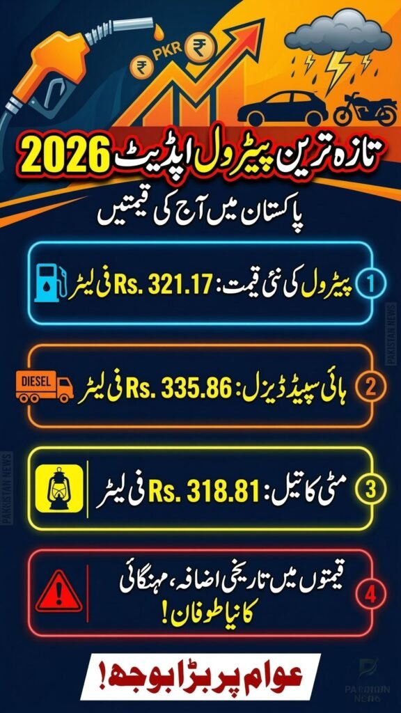 Petrol Price in Pakistan Today 2026 Latest Petrol Rate Update