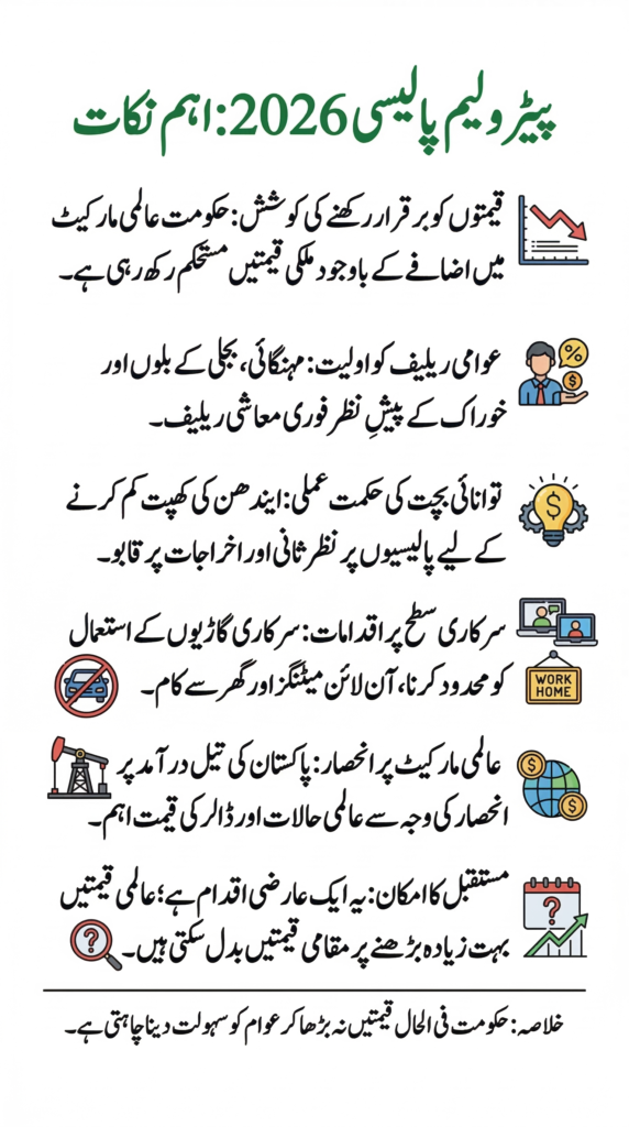 Petrol Price Freeze 2026 update in Pakistan as PM Shehbaz Sharif and COAS Munir discuss fuel relief plan for the public